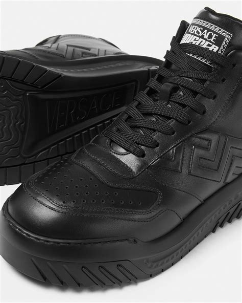 high-top versace trainers